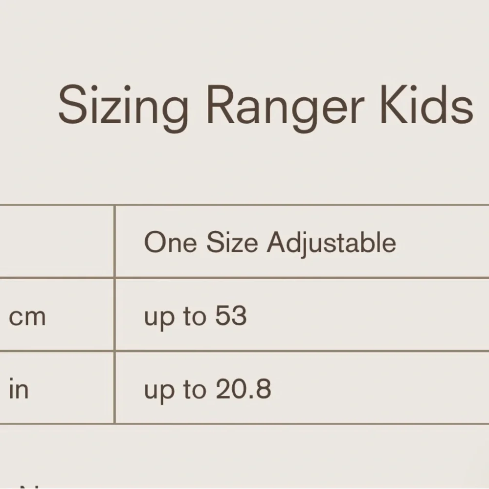 Will & Bear Ranger Brown Kids Adjustable Baseball Cap Unisex New With Tags